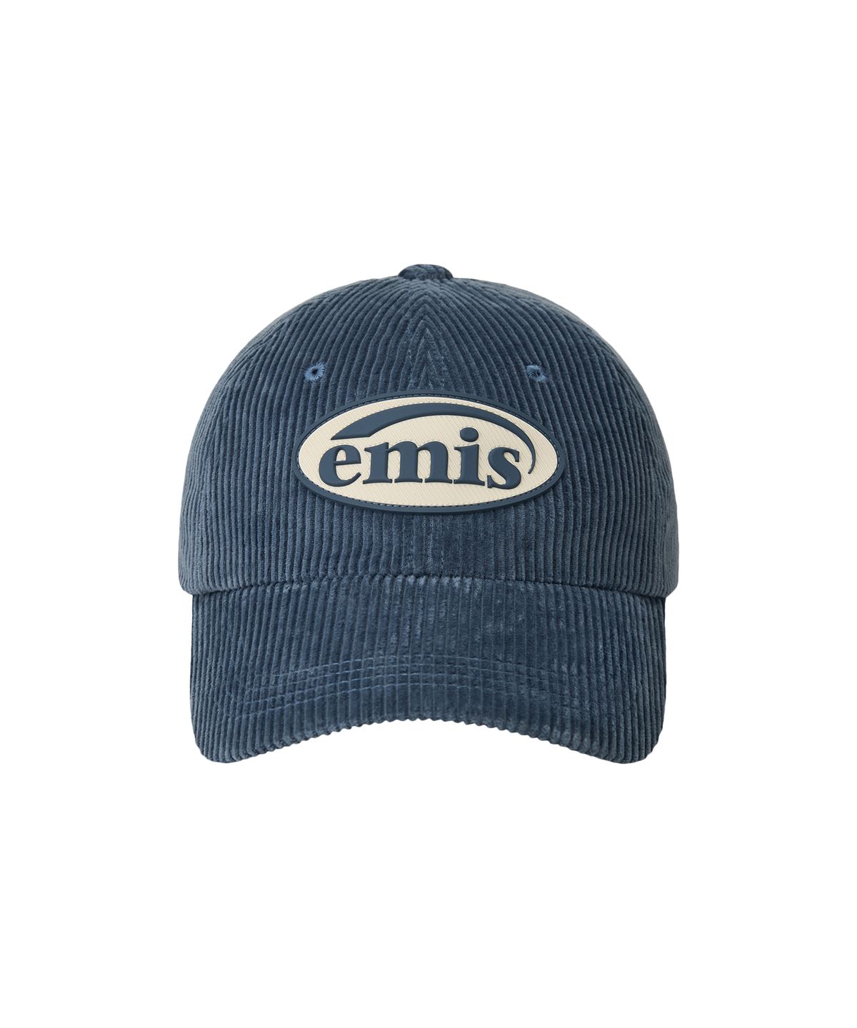이미스(EMIS) RUBBER PATCH CORDUROY BALL CAP-ASH BLUE