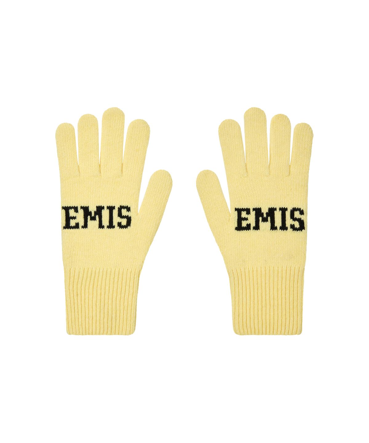 이미스(EMIS) LOGO FINGER GLOVES-YELLOW