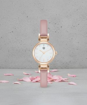 로즈골드케이스 페일핑크밴드 시계