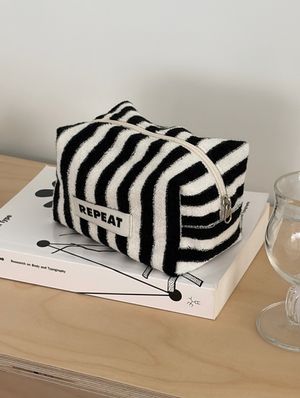 테리 스퀘어 파우치 M (6colors)