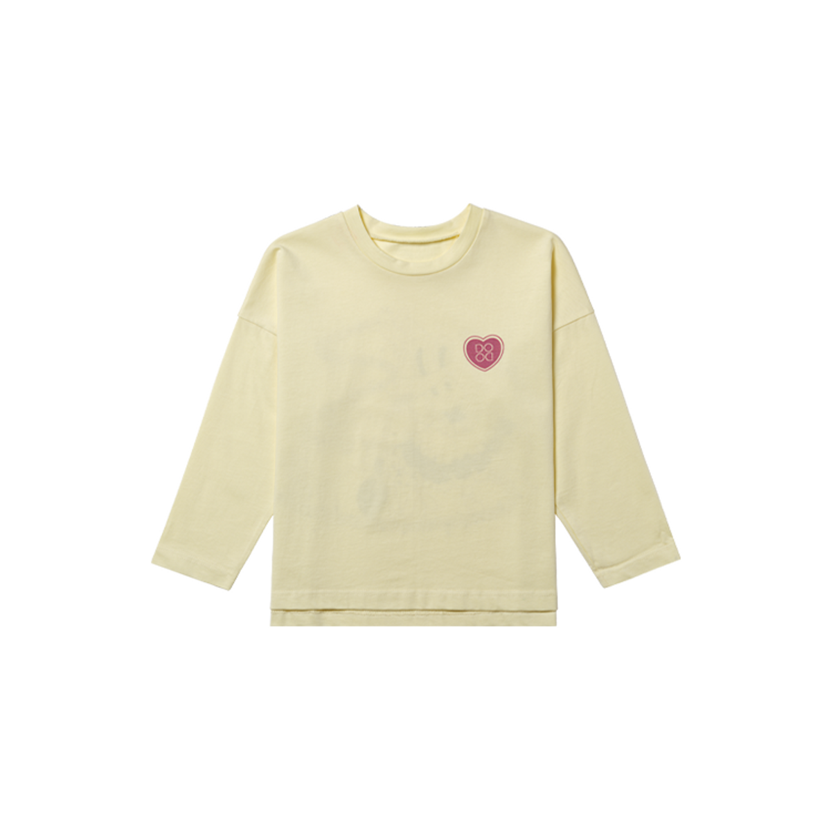 라메종드도도(LA MAISON DE DODO) 24 hearted Long Sleeves T Shirt (Lemon Yellow)_긴팔티셔츠