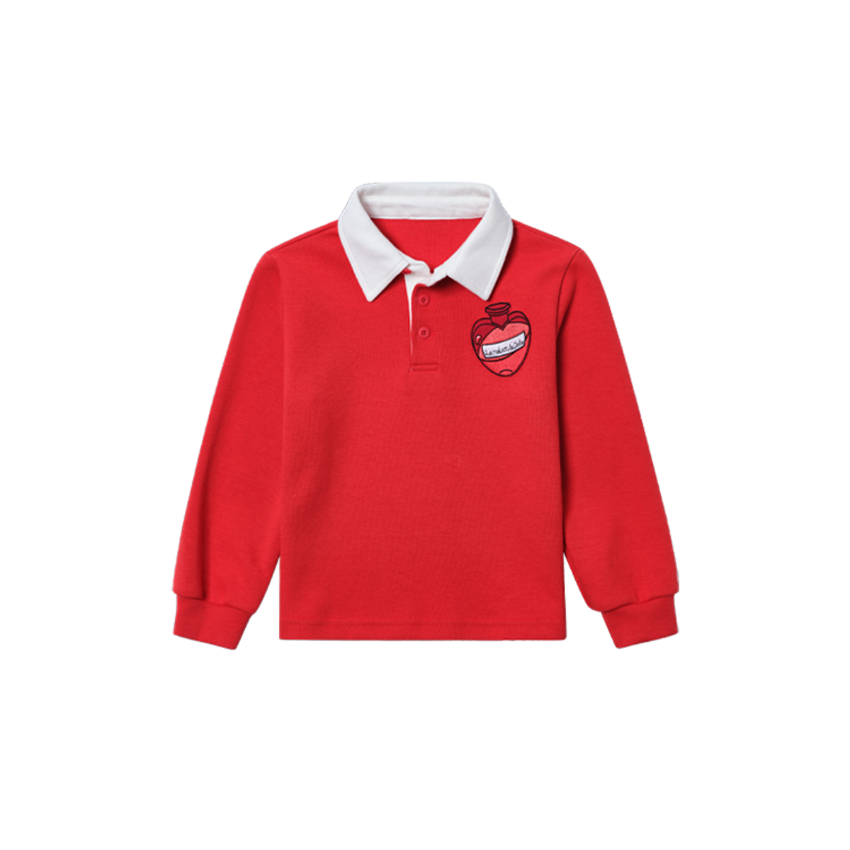 라메종드도도(LA MAISON DE DODO) Simply DODO Rugby T Shirt (Red/White)_긴팔티셔츠
