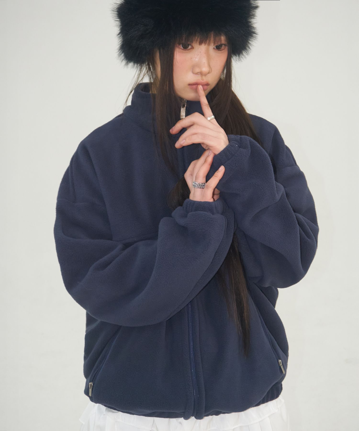 MUSINSA公式 | SOME PLACE ソフトロゴポイントベーシックフリース