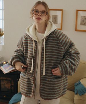 퍼니 라운딩 S/T 보아 점퍼