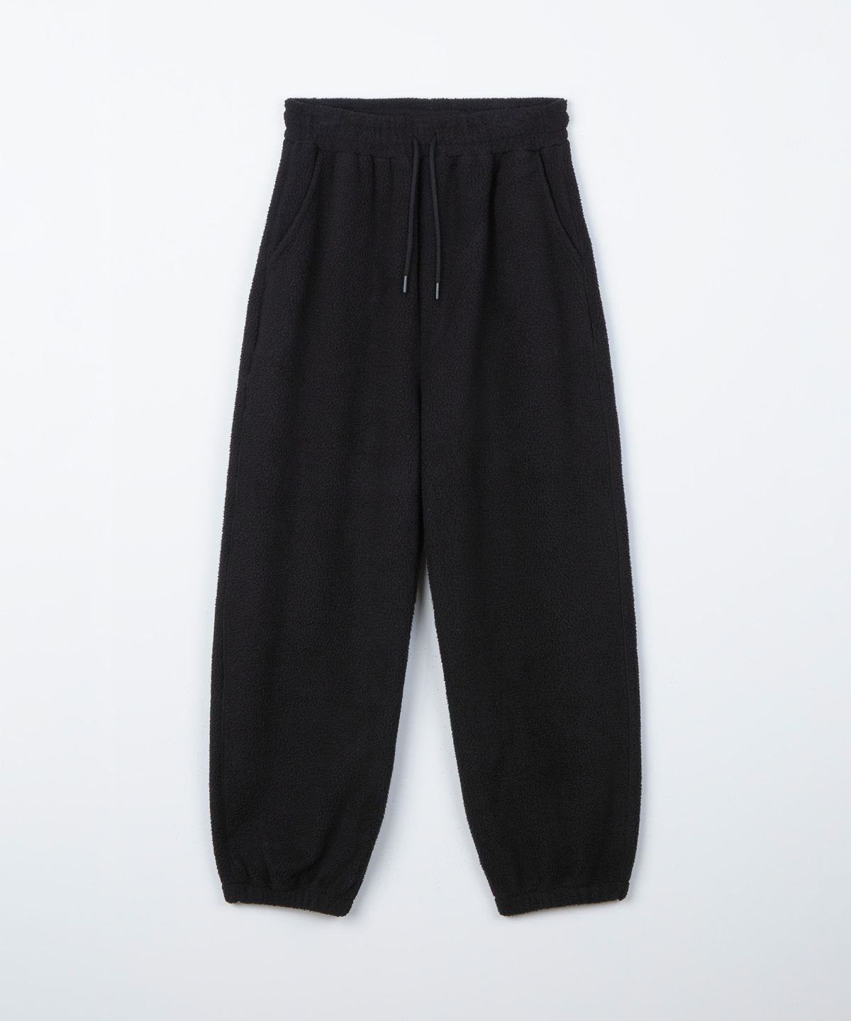 디앤드퀘스천(THEENDQUESTION) Fleece pants / BLACK