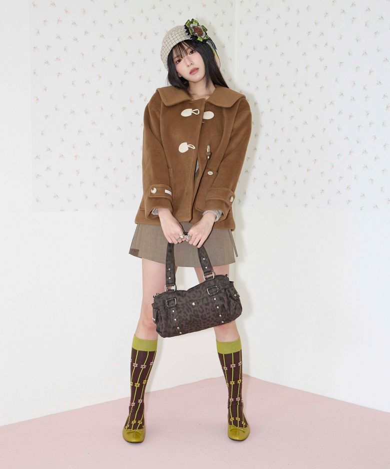 Sailor Collar Half Coat 3colors