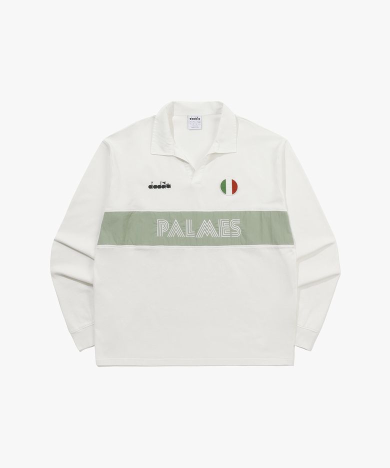 [DIADORA by PALMES] 레거시 폴로 티셔츠 WHITE
