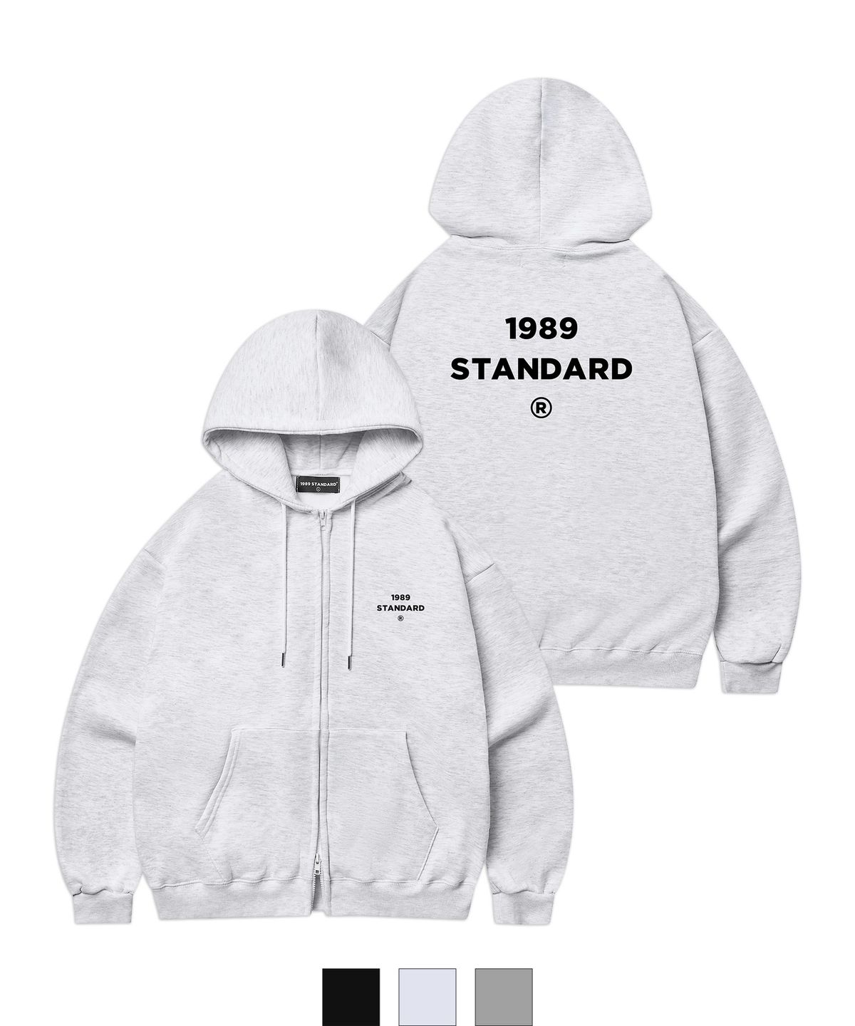 1989스탠다드(1989STANDARD) BACK CENTER 후드 집업(STJSTD-0229)