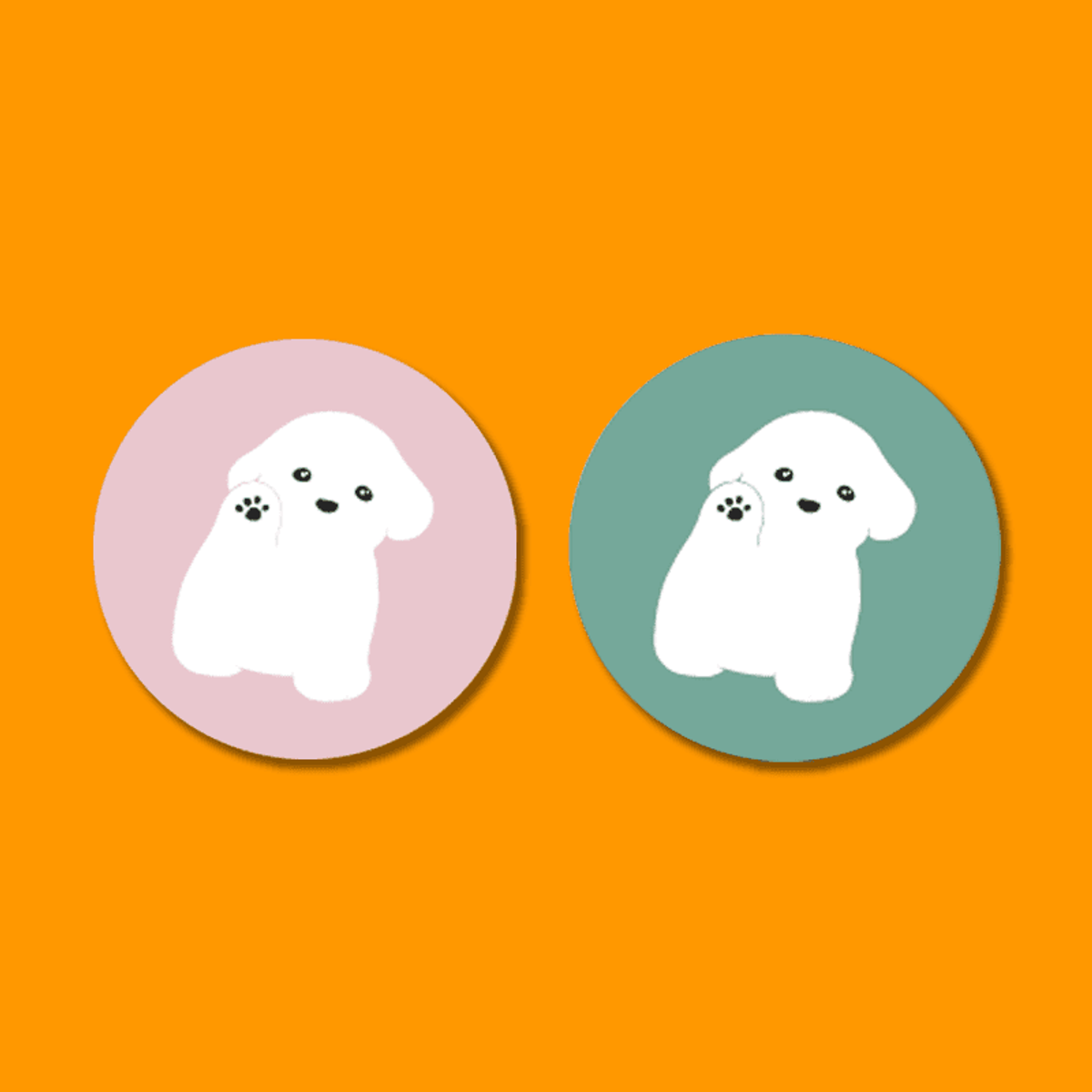 아칸(AKAN) 아칸 율율 강아지 그립톡/스마트톡/거치대
