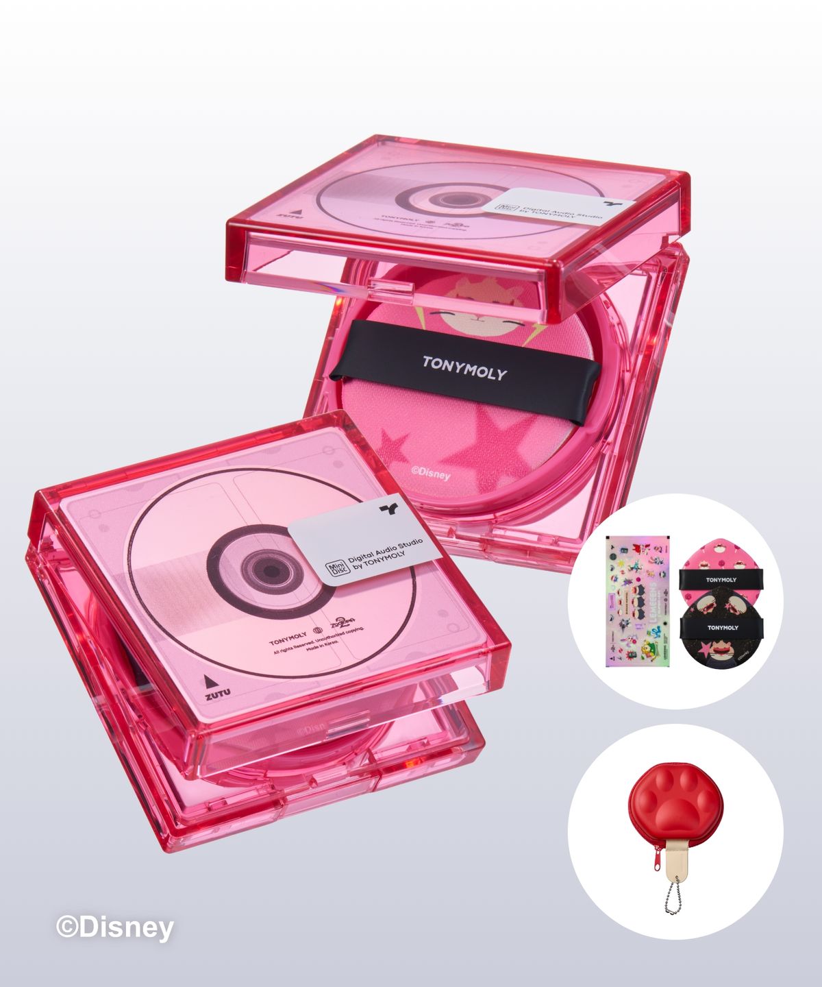 토니모리(TONYMOLY) [주토피아]스킨톤 픽싱 커버 쿠션 13g (+팝시클 파우치)