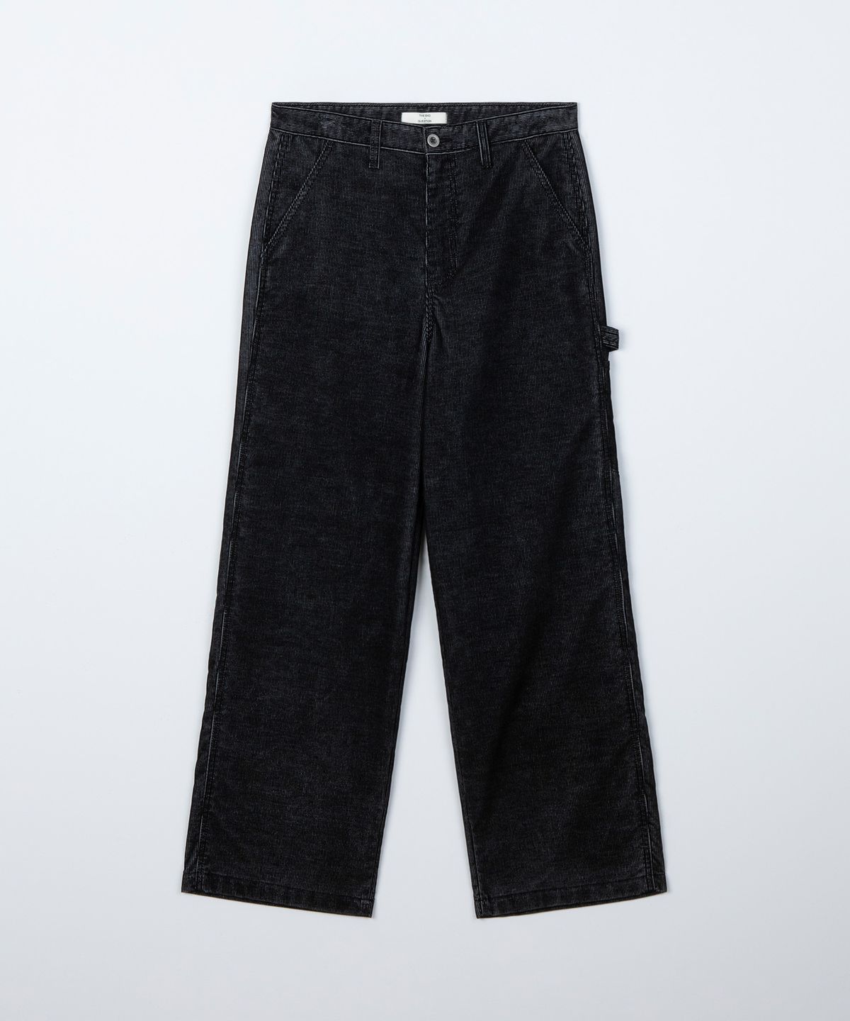 디앤드퀘스천(THEENDQUESTION) Washed corduroy pants / BLACK