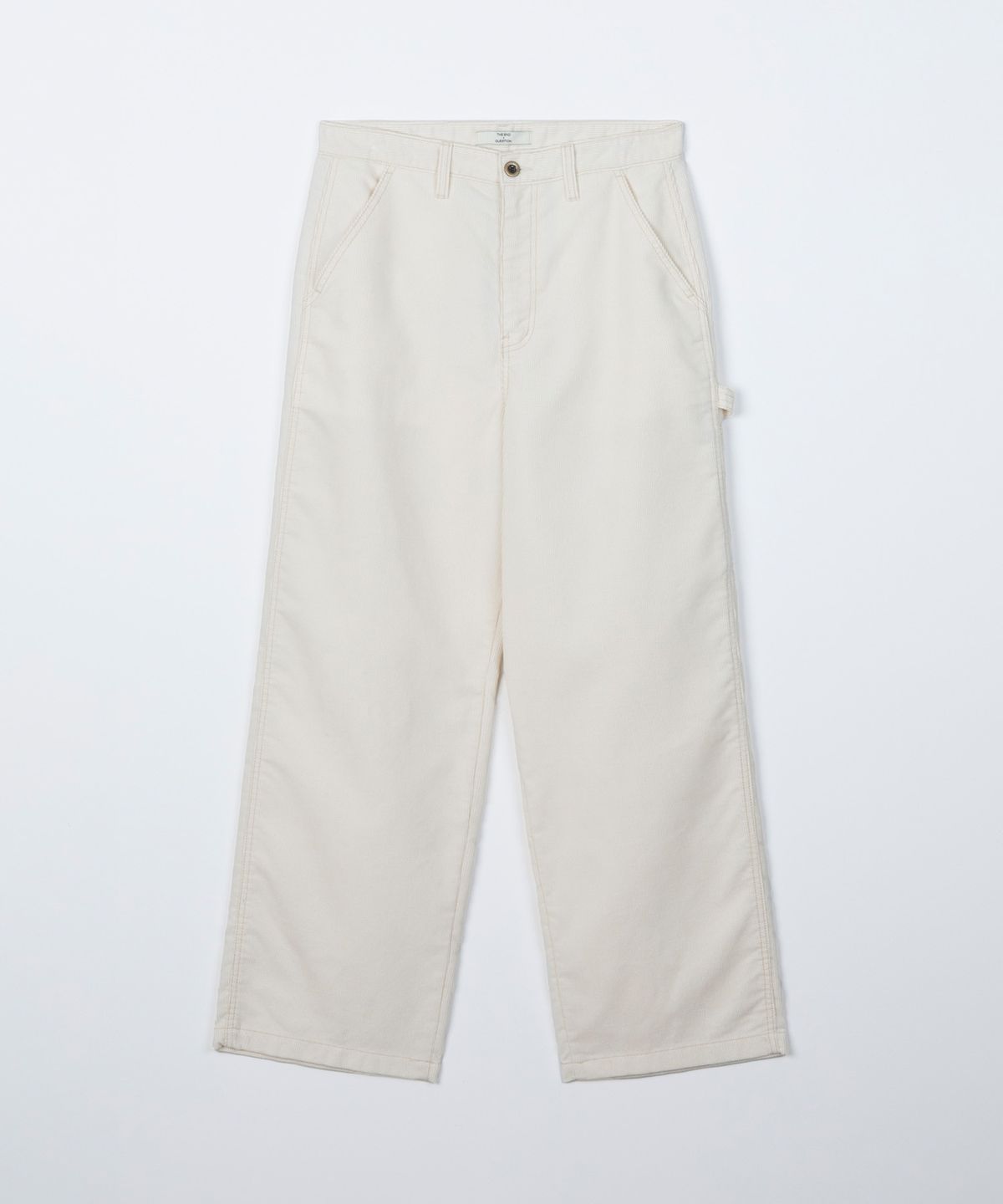 디앤드퀘스천(THEENDQUESTION) Washed corduroy pants / IVORY