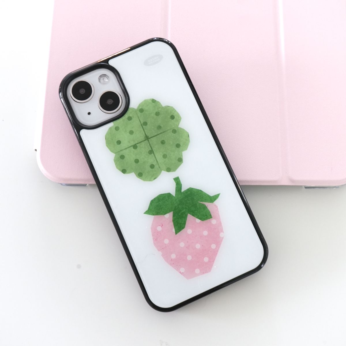 케짐 빌리지(KEZIM VILLAGE) BIG PINK STRAWBERRY case (glass bumper)