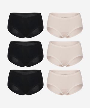 블랙&베이지 데일리 세트 (6개입)