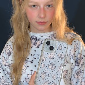 Blue Angel Cat (clear) 맥세이프 휴대폰케이스