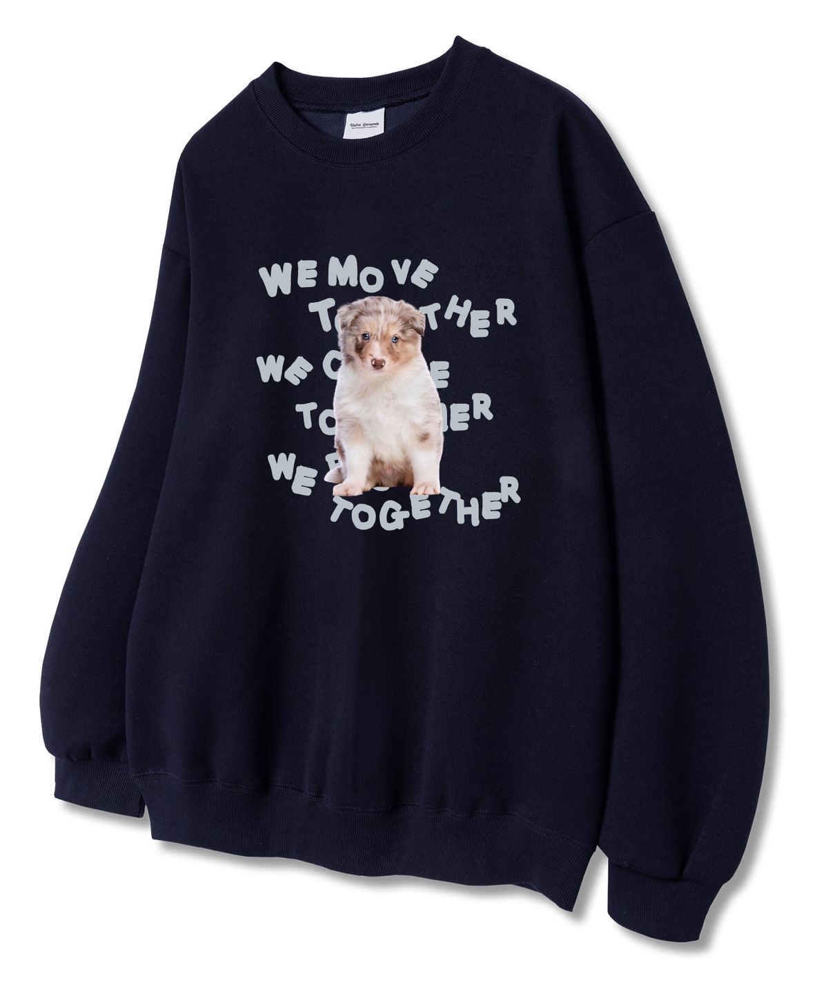 유니온가먼츠(UNION GARMENTS) 위무브독 쭈리 맨투맨 티셔츠 네이비