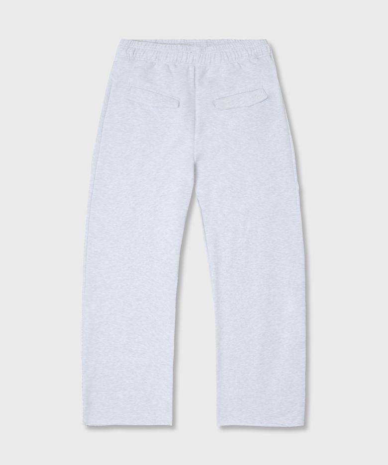 Flip sweatpants (Melange white)
