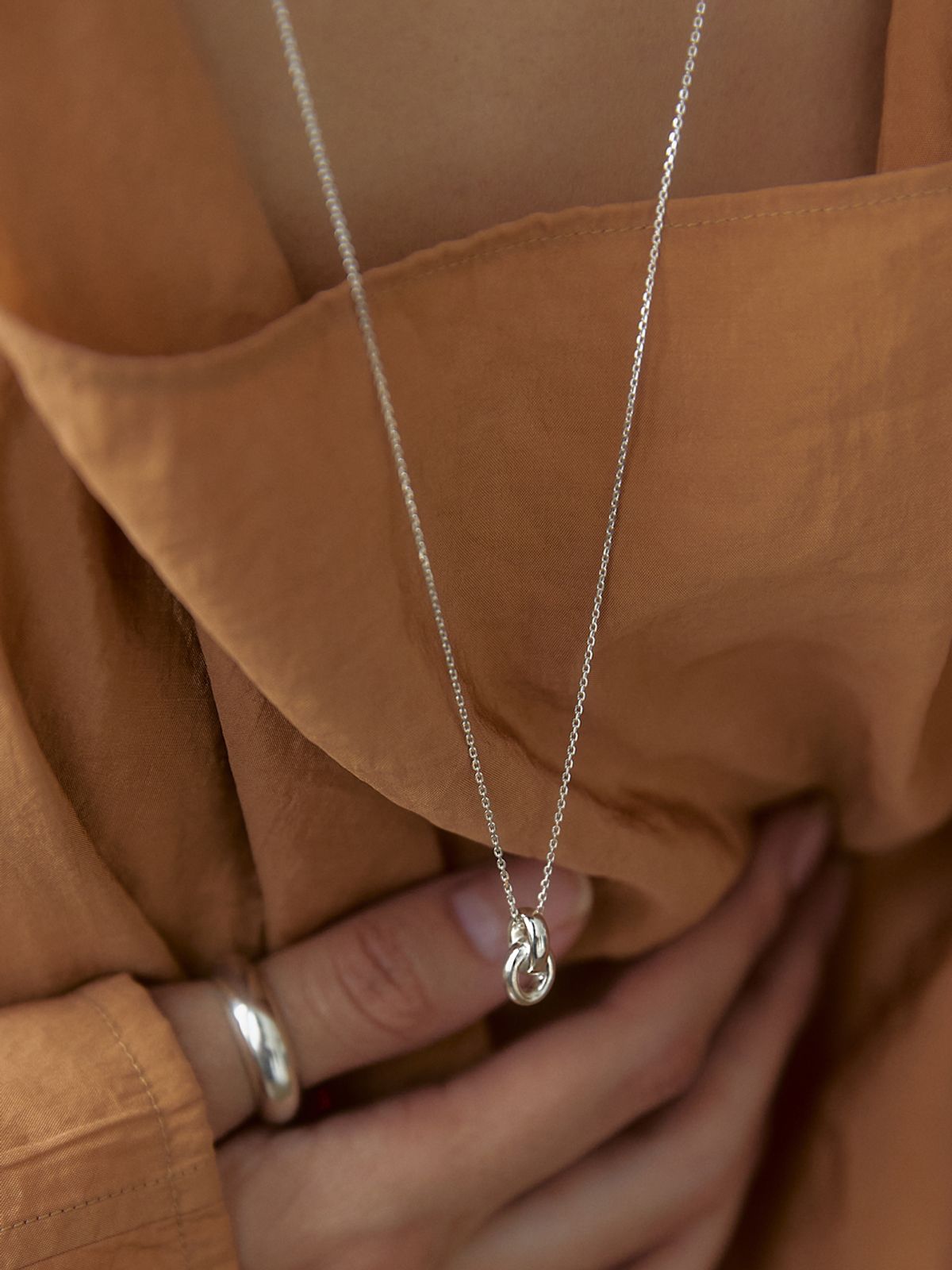 미메시(MIMESI) [925 silver] Link Necklace