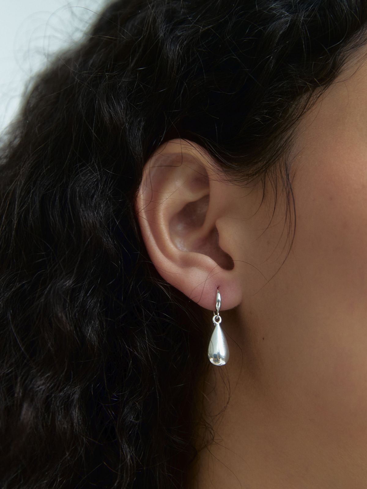 미메시(MIMESI) [925 silver] Rain Drop Earring