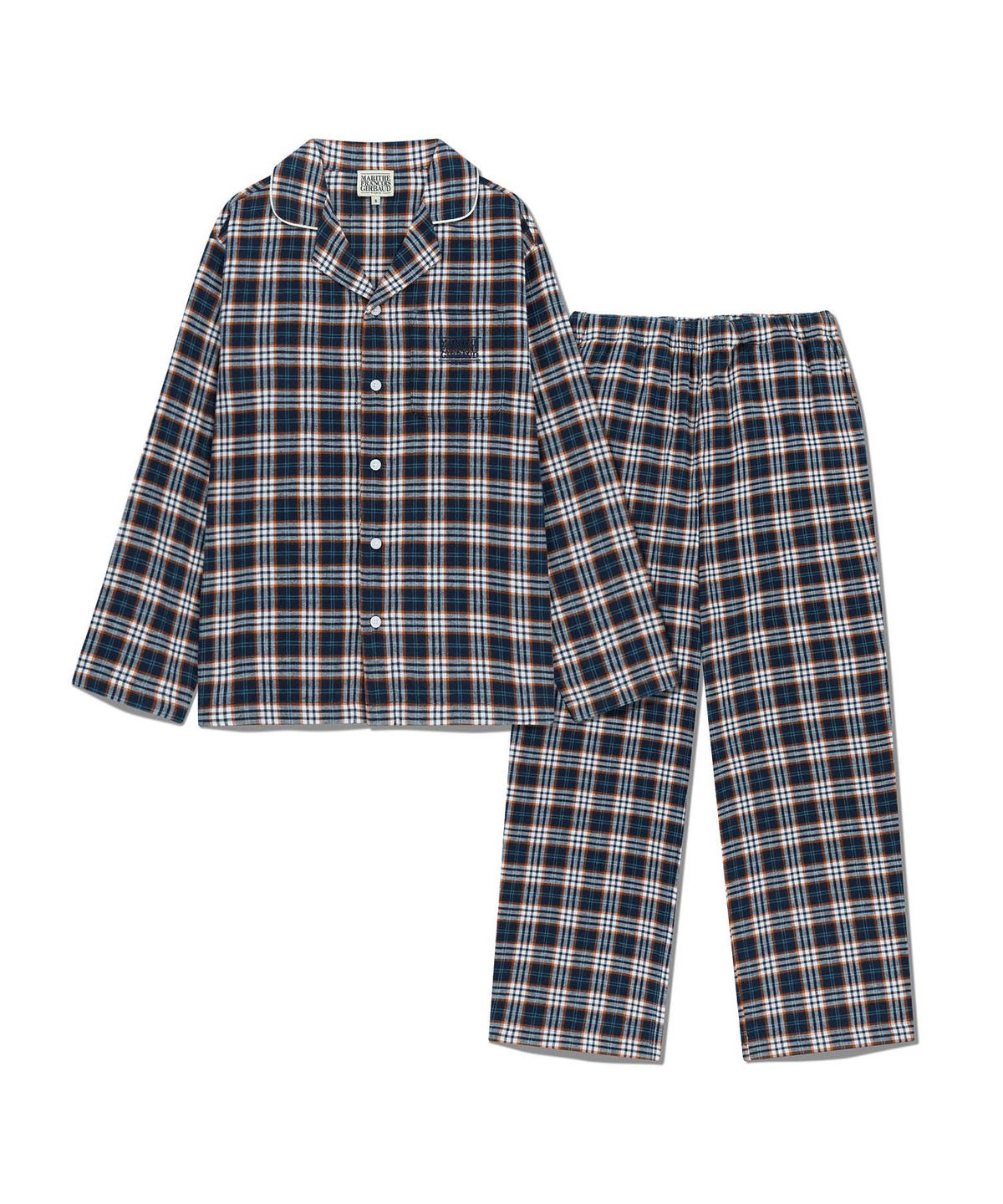 마리떼 프랑소와 저버(MARITHÉ + FRANҪOIS GIRBAUD) HOLIDAY LOUNGEWEAR SET-UP navy
