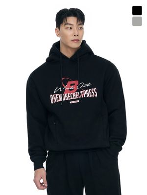 체스트프레스 기모 후드티_2Color