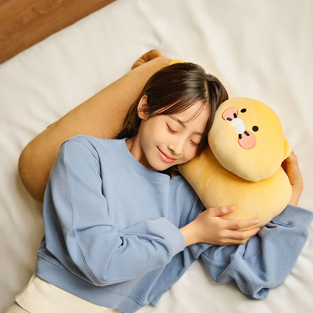 카카오프렌즈(KAKAO FRIENDS) 다운독 요가포즈 필로우_춘식이