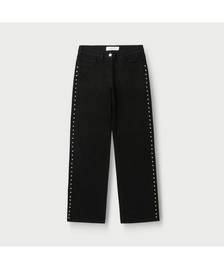 THESS 스터드 데님 팬츠 IOPDW25106BKX