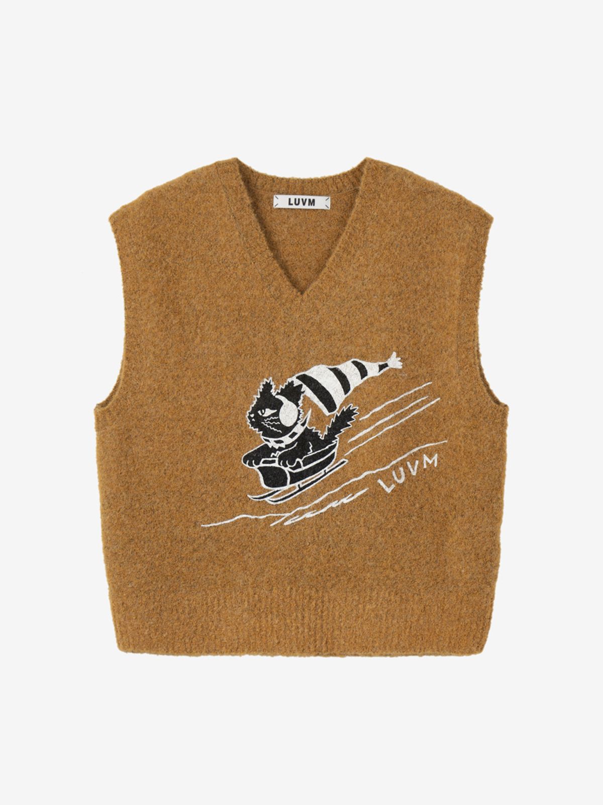 엘유브이엠(LUVM) WINTER MITCHI KNIT VEST_CAMEL