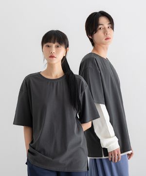 여성요가복 뉴트럴 루즈핏 티셔츠 4TT5469