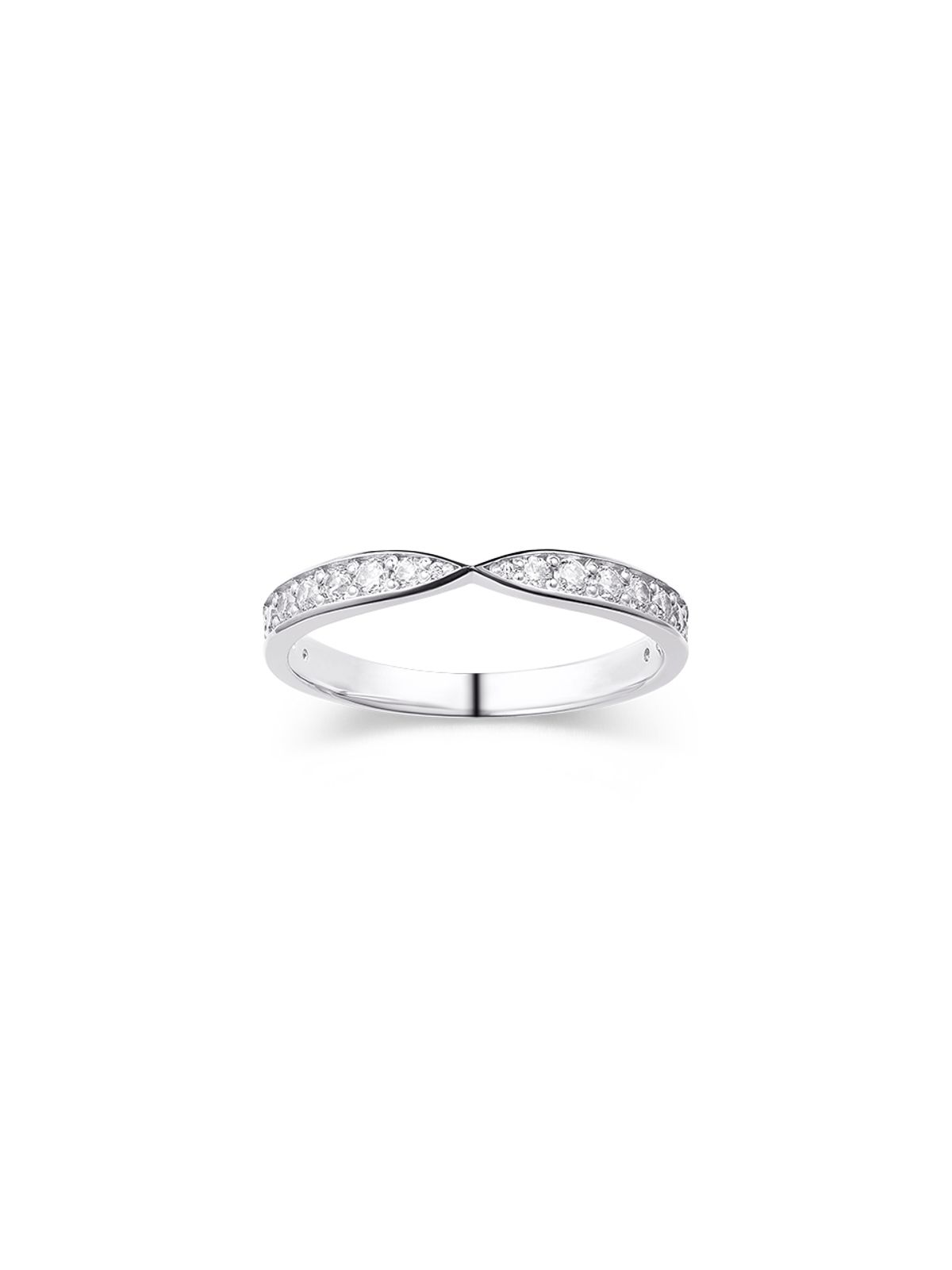 스톤헨지(STONEHENGE) 14K 화이트골드 반지 SA25D34F