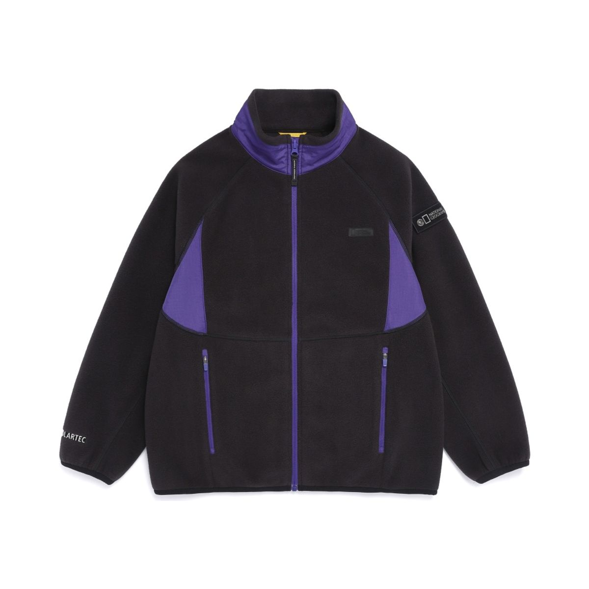 내셔널지오그래픽 키즈(NATIONAL GEOGRAPHIC KIDS) K254UFJ810 [POLARTEC] 스탠드넥 플리스 자켓 CARBON BLACK