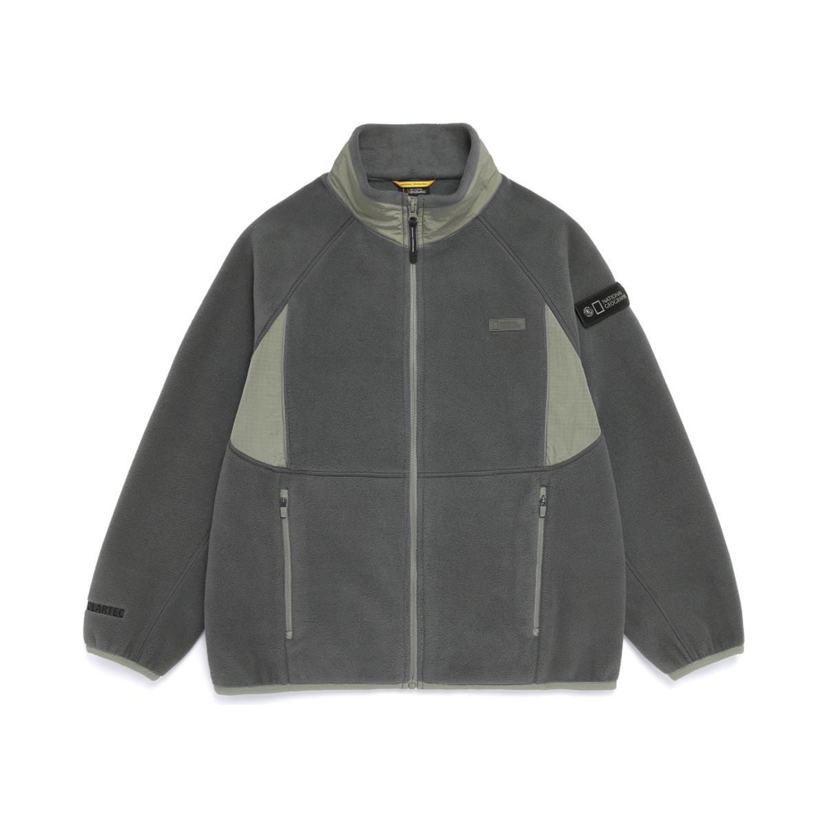 내셔널지오그래픽 키즈(NATIONAL GEOGRAPHIC KIDS) K254UFJ810 [POLARTEC] 스탠드넥 플리스 자켓 KHAKI