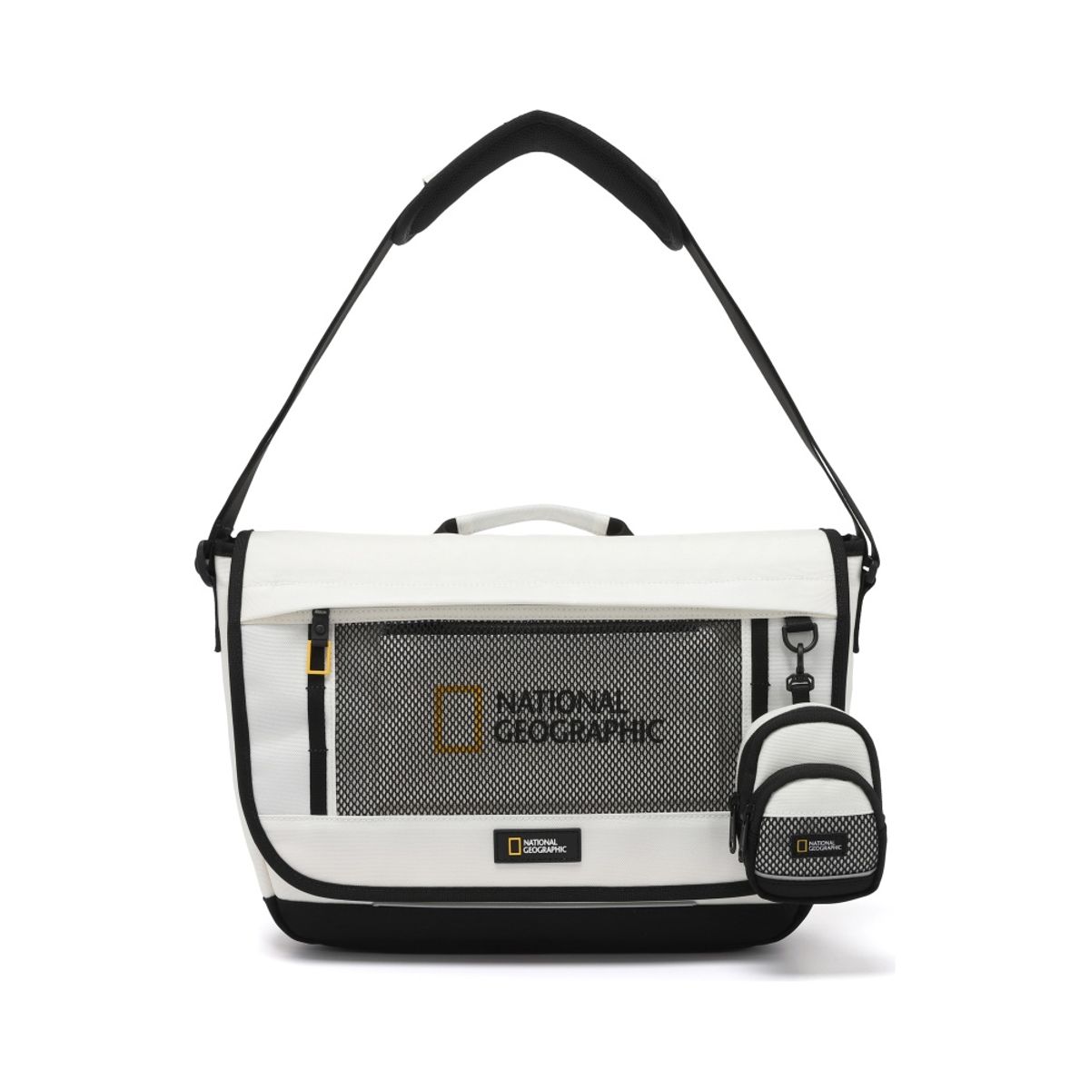 내셔널지오그래픽 키즈(NATIONAL GEOGRAPHIC KIDS) K265KCR540 코닉 메신저백 WHITE