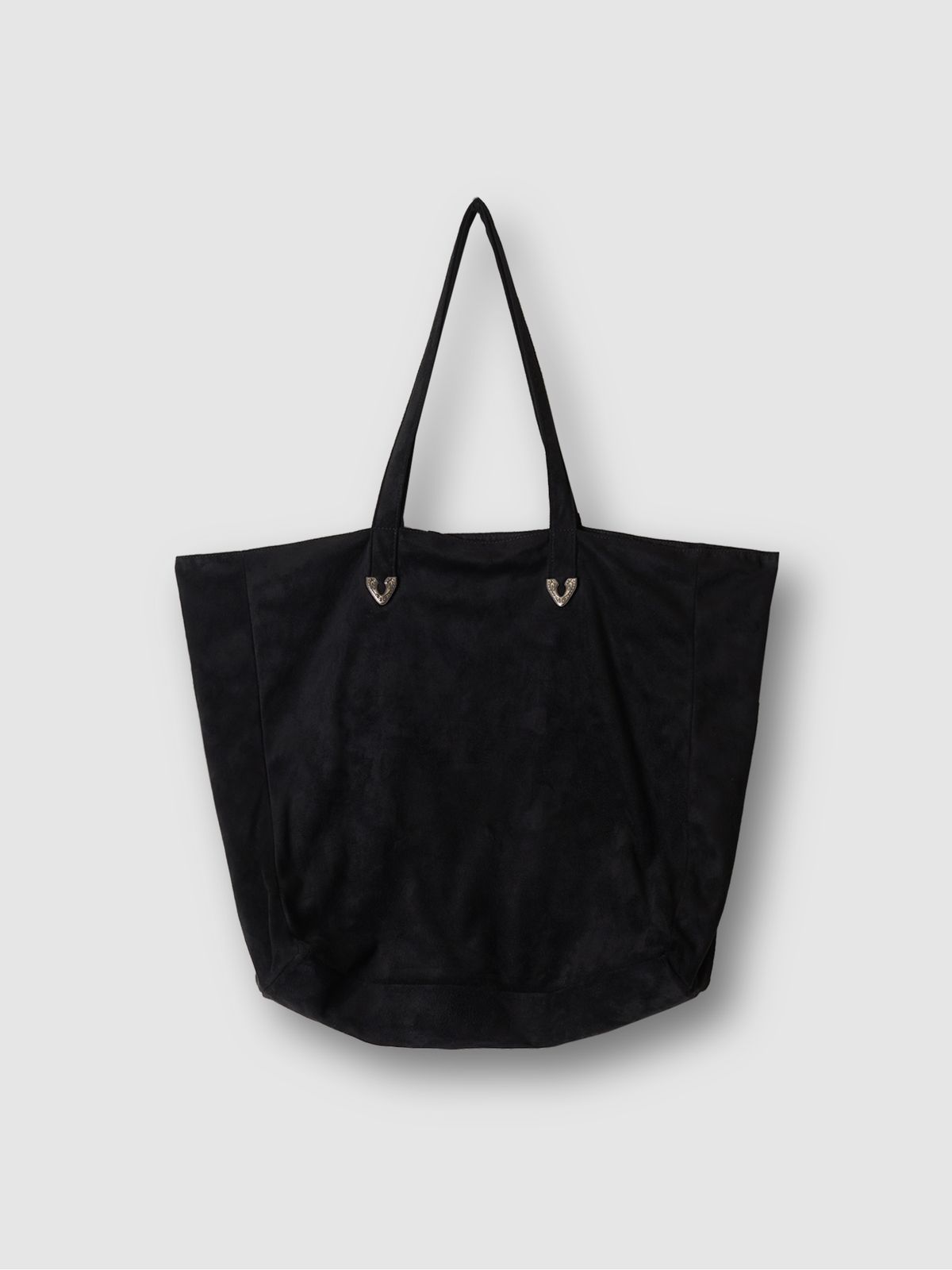 포커페이스(POKERFACE) WESTERN HANDLE SHOPPER BAG BLACK