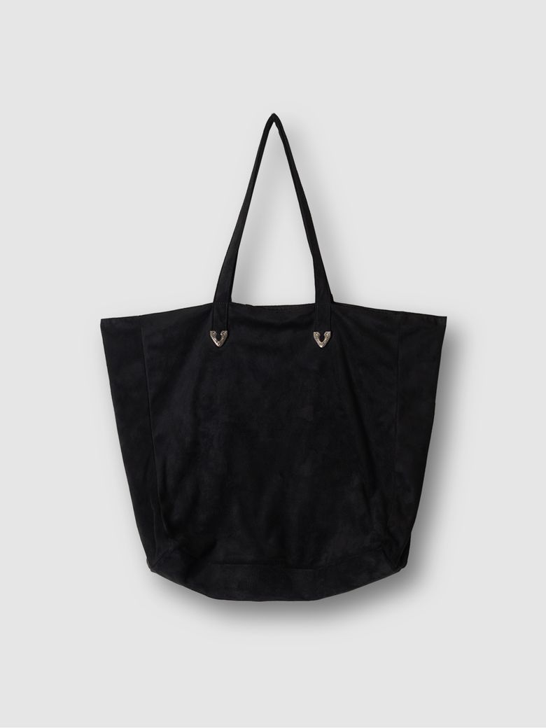 WESTERN HANDLE SHOPPER BAG BLACK