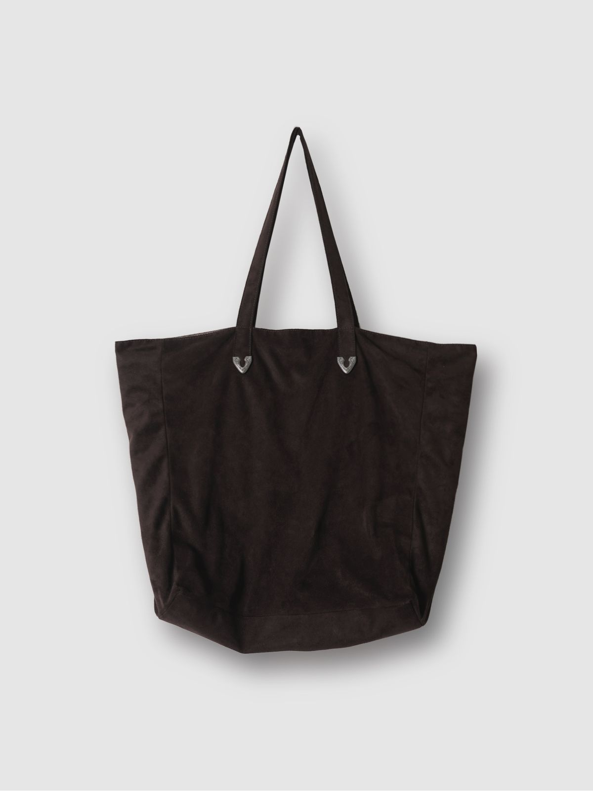 포커페이스(POKERFACE) WESTERN HANDLE SHOPPER BAG BROWN