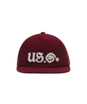 [유소정 PICK] (DEFG X US) LOGO CAP [WINE]