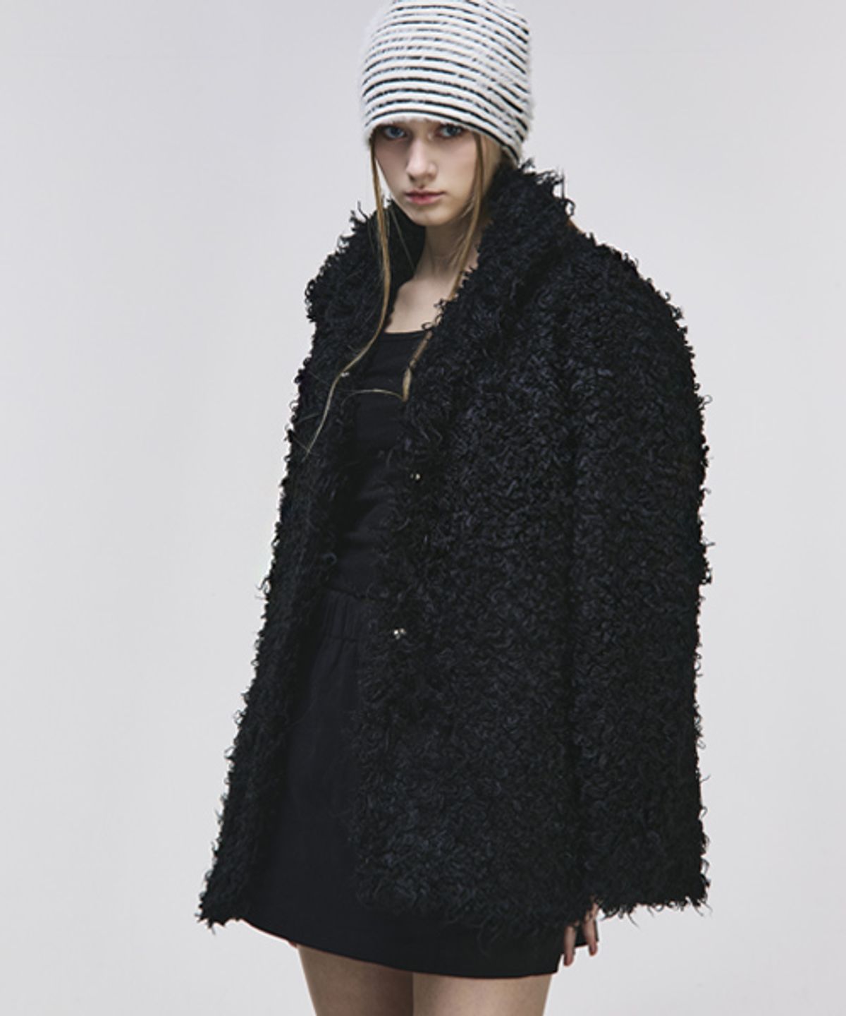 그레이티스트(THE GREATEST) Puppy Poodle Coat Black