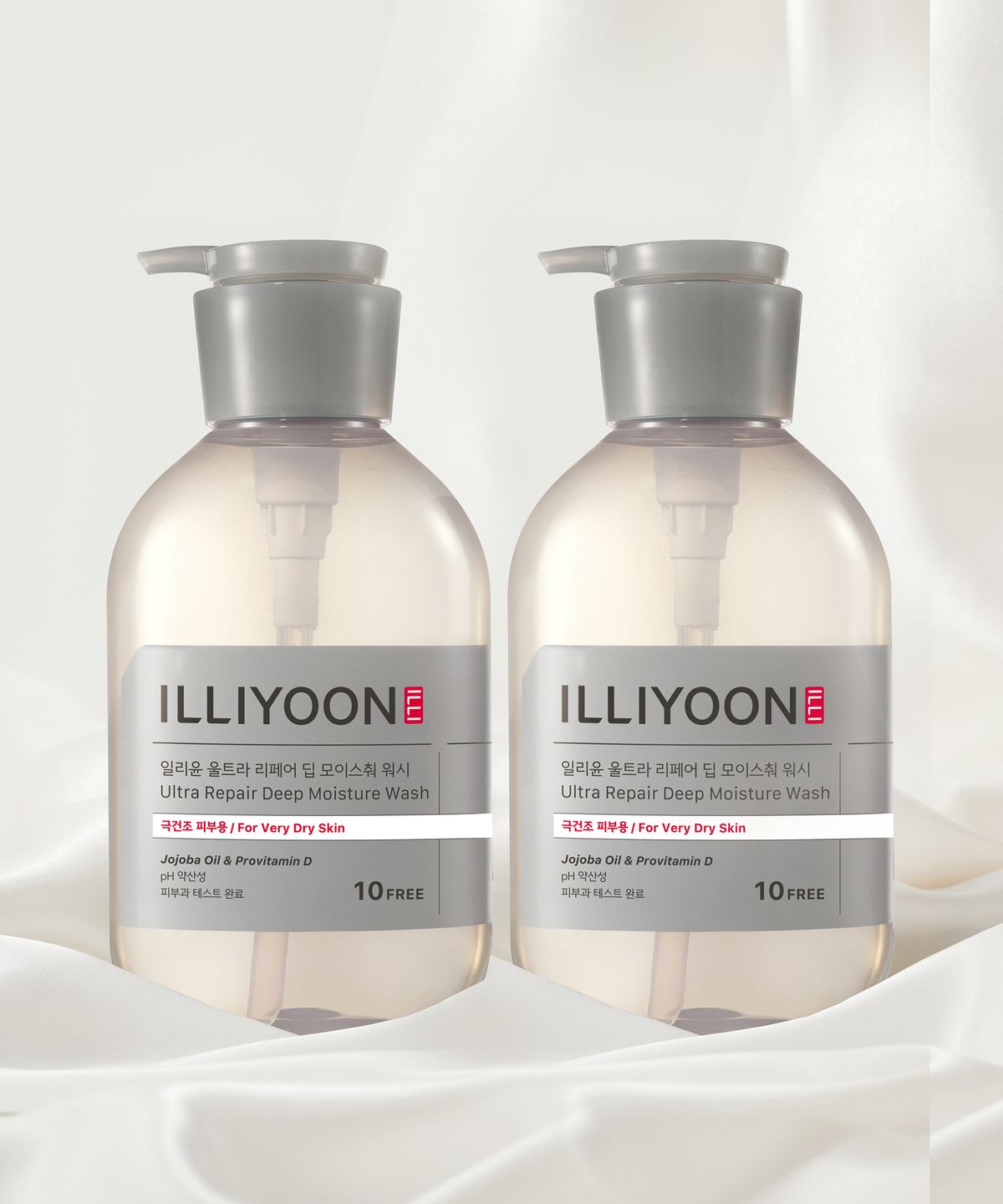 일리윤(ILLIYOON) 울트라 리페어 딥 모이스춰 워시 500ml 2입