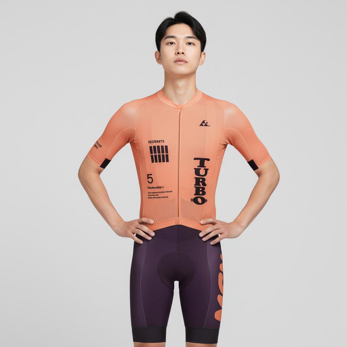엠씨엔스포츠(MCNSPORTS) 아프리코트 반팔져지+4부 빕숏 세트