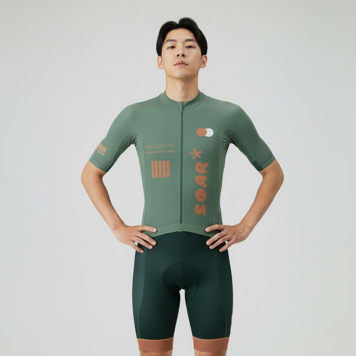 엠씨엔스포츠(MCNSPORTS) 파인 트리 반팔져지+4부 빕숏 세트