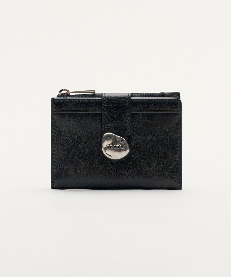 BRIDGE CARD WALLET CHARCOAL GRAY