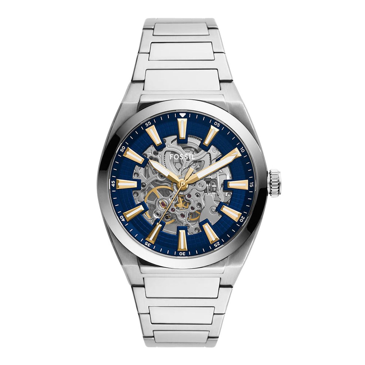 파슬(FOSSIL) ME3220 에버렛 스켈레톤 남성 메탈시계