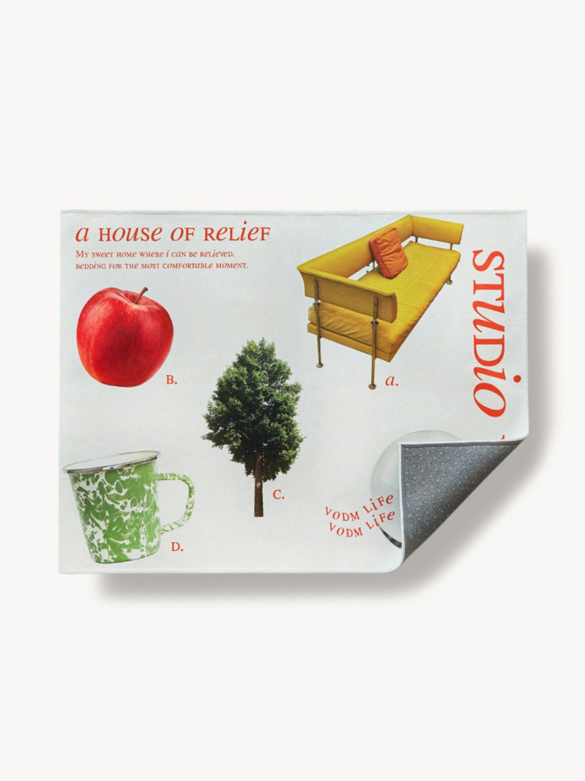뷔오디엠(VODM) Relief 플랫 셔닐 러그 5size
