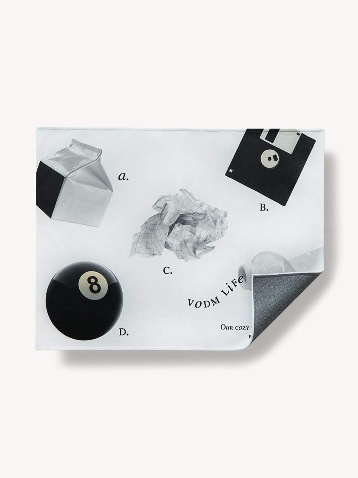 뷔오디엠(VODM) 8ballwhite 플랫 셔닐 러그 5size