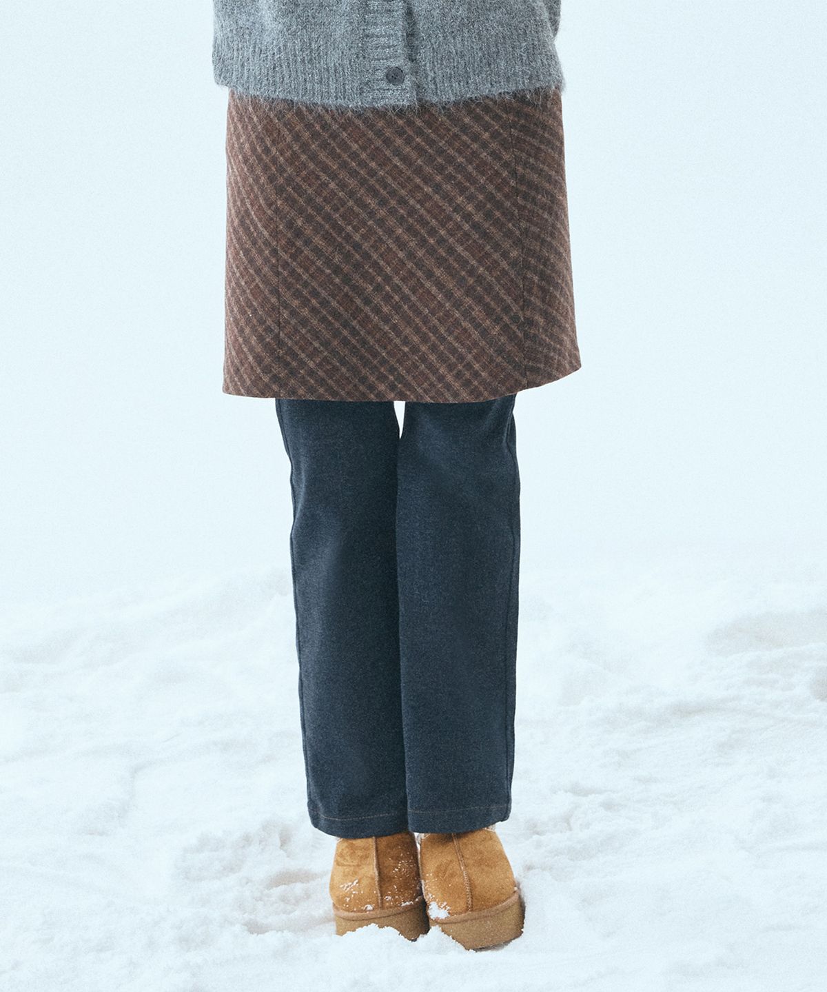 미쏘(MIXXO) 포근데님 세미부츠컷_MIWTJG111J