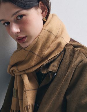 젠 그리드 울 머플러 (5 Colors)