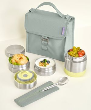 올 스텐 보온도시락 3P