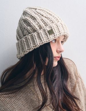 청키 니트 비니 (4 Colors)