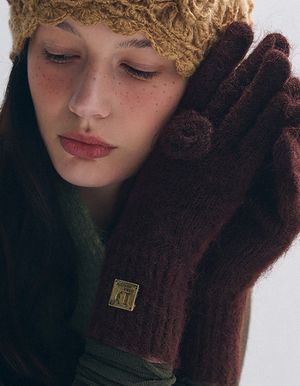 디어스노우 니트 핑거홀 장갑 (6 Colors)